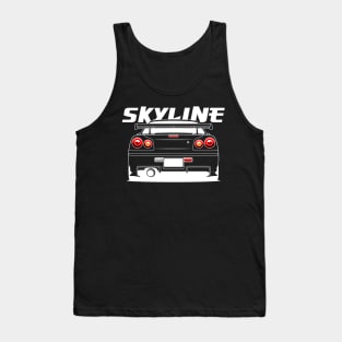 GTR SKYLINE GT-R34 Tank Top